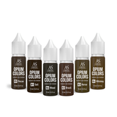 Set of eyebrow pigments Opium Colors, 6ml, 15ml (6pcs)